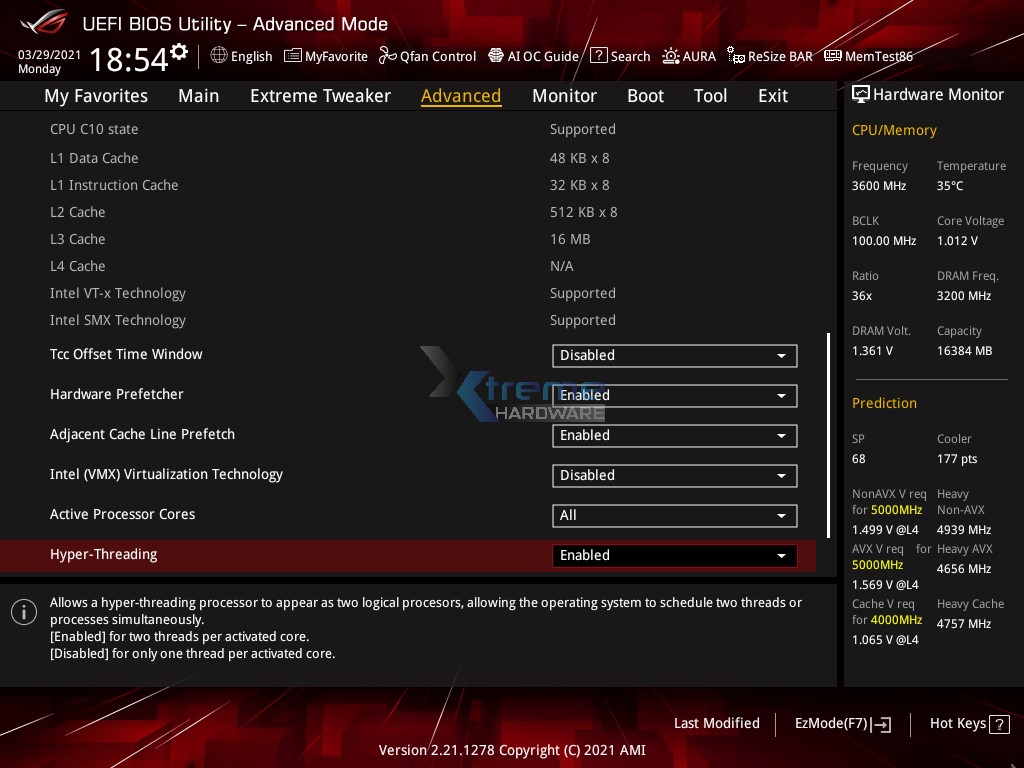 ROG MAXIMUS XIII HERO BIOS 19 d49f2